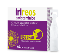 irireos antistaminico orale con cetirizina in gocce